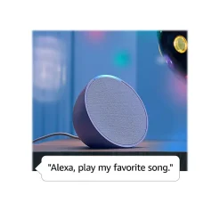 Amazon Echo Pop Wi-Fi/Bluetooth Wireless Smart Speaker with Alexa, Lavender Bloom (53-031157)