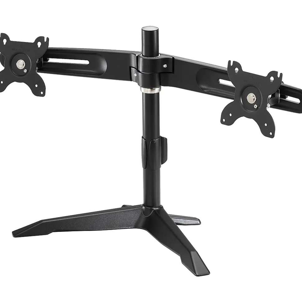 Amer Adjustable Monitor Mount, Up to 24", Black (AMR2SU)