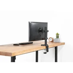 Amer Adjustable Pivot Pole Mount Monitor Arm, Up to 32