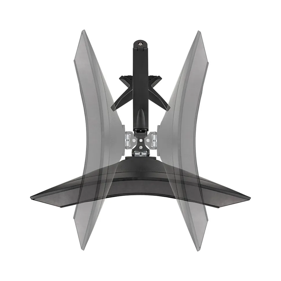 Amer Heavy Duty Curved Monitor Desk Mount Arm, Up to 49" Monitor, Black (AMR1UC)