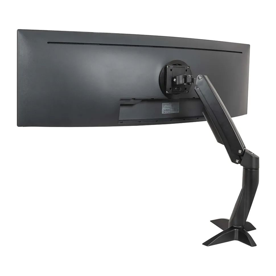 Amer Heavy Duty Curved Monitor Desk Mount Arm, Up to 49" Monitor, Black (AMR1UC)