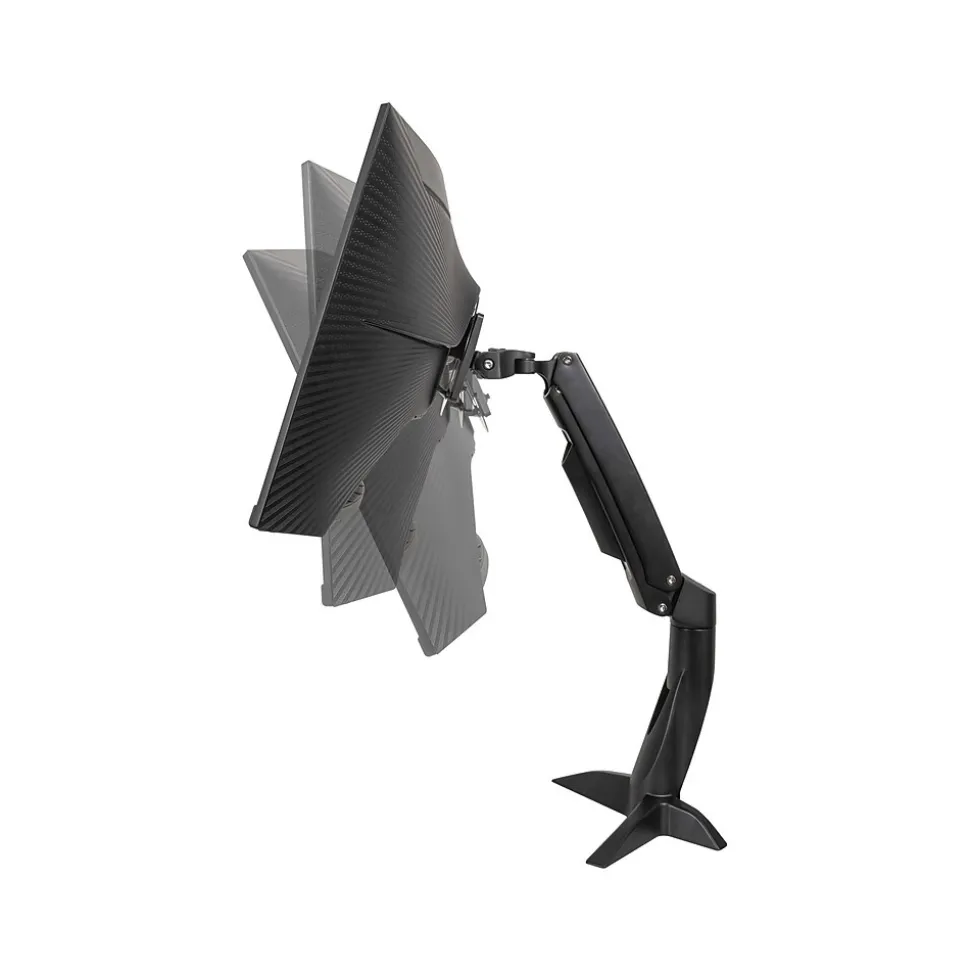 Amer Heavy Duty Curved Monitor Desk Mount Arm, Up to 49" Monitor, Black (AMR1UC)