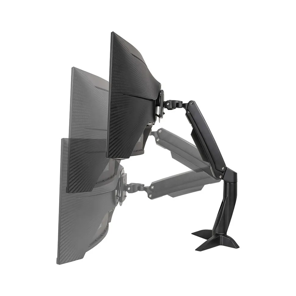 Amer Heavy Duty Curved Monitor Desk Mount Arm, Up to 49" Monitor, Black (AMR1UC)