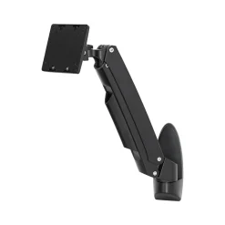 Amer Heavy Duty Curved Monitor Wall Mount Arm, Up to 49" Monitor, Black (AMR1UW)