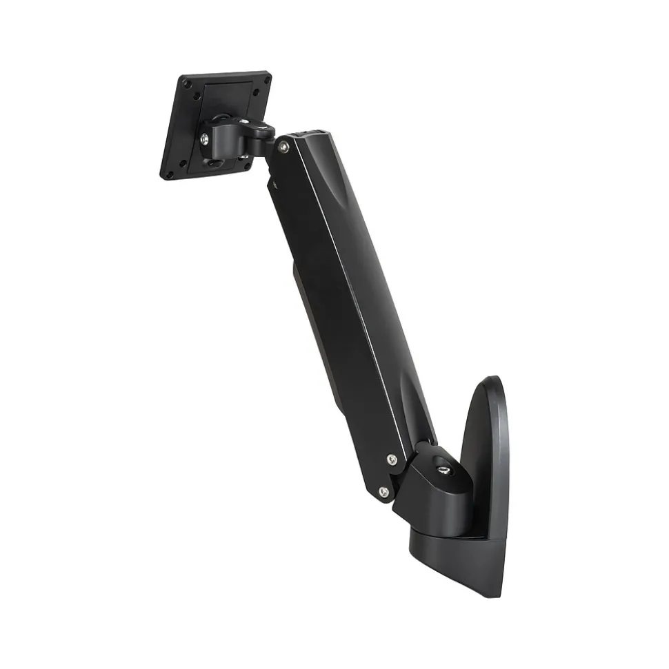 Amer Heavy Duty Curved Monitor Wall Mount Arm, Up to 49" Monitor, Black (AMR1UW)