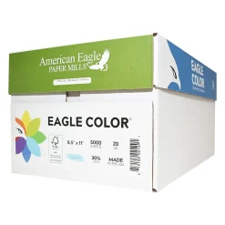 American Eagle 8.5" x 11" Color Copy Paper, 20 lbs., Gray, 500 Sheets/Ream (4791050)
