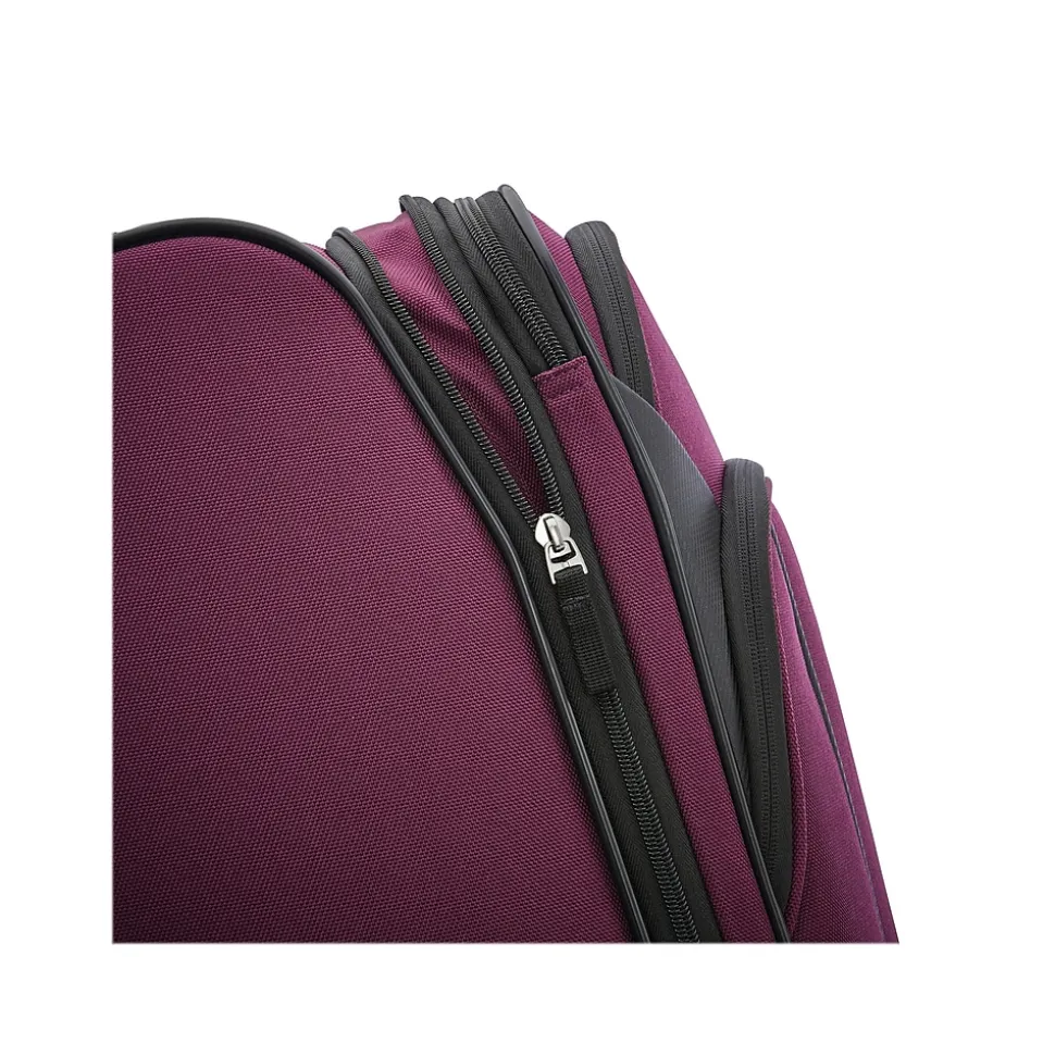 American Tourister 4 Kix 2.0 23.5" Carry-On Suitcase, 4-Wheeled Spinner, Purple Orchid (142352-2011)
