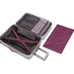 American Tourister Cascade 22" Hardside Carry-On Suitcase, 4-Wheeled Spinner, Purple Haze (143244-4321)