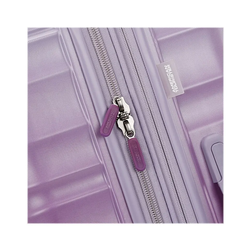 American Tourister Cascade 22" Hardside Carry-On Suitcase, 4-Wheeled Spinner, Purple Haze (143244-4321)