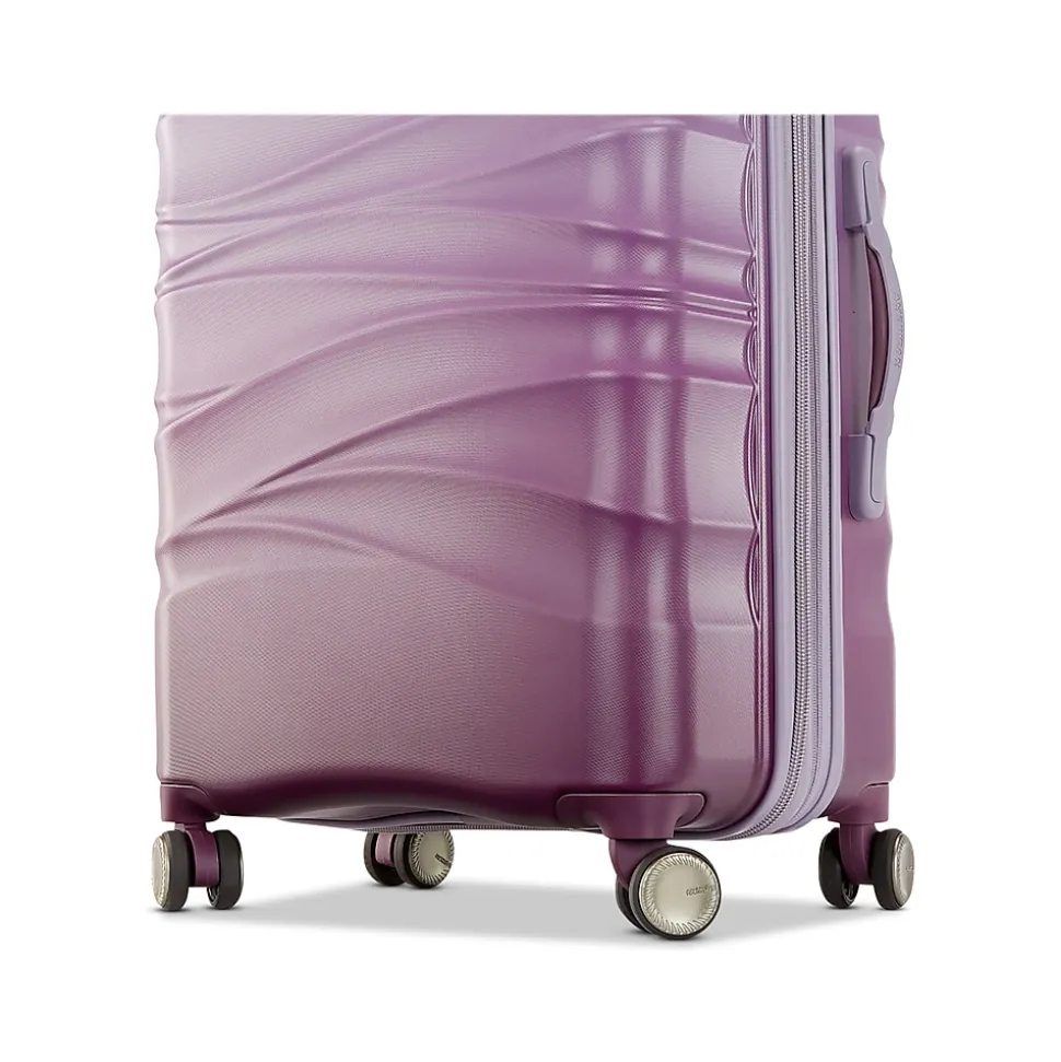 American Tourister Cascade 22" Hardside Carry-On Suitcase, 4-Wheeled Spinner, Purple Haze (143244-4321)