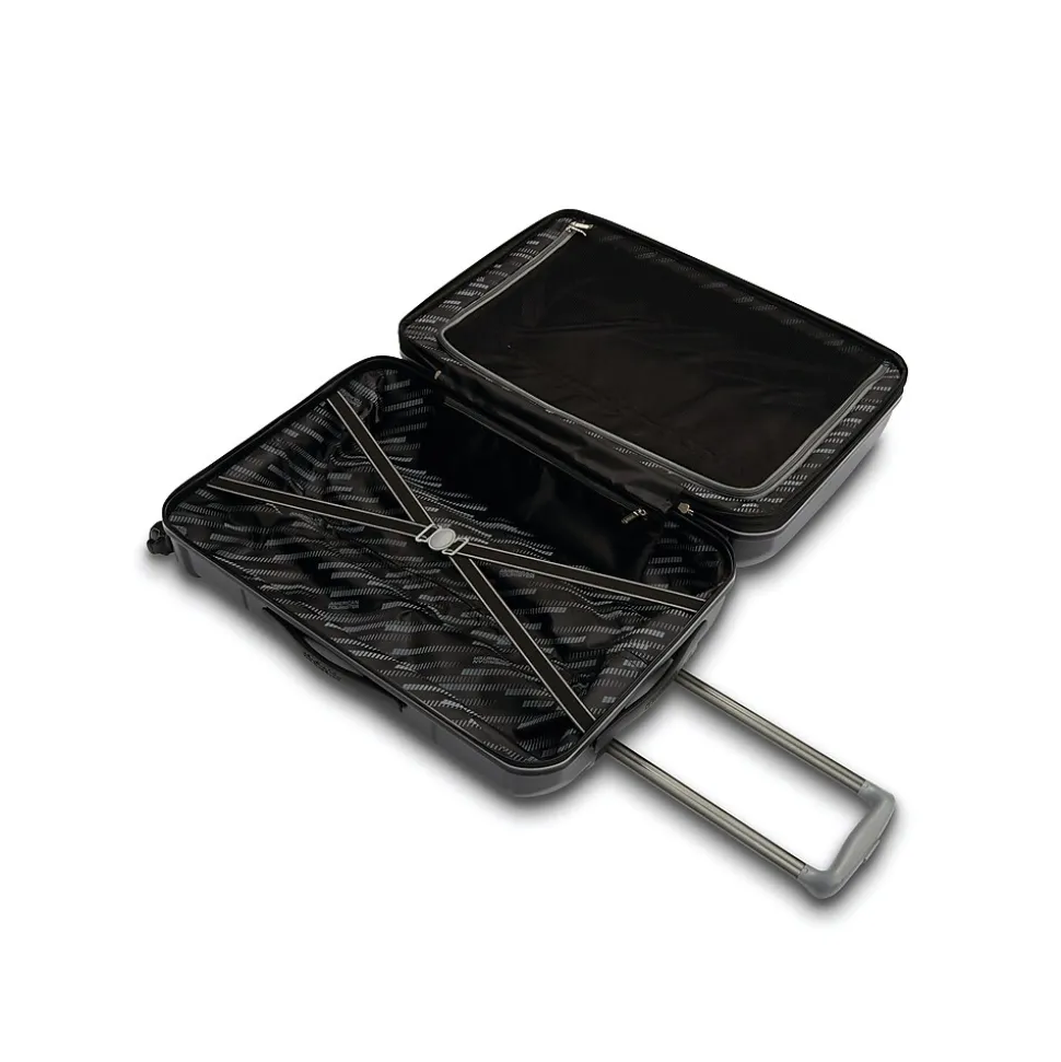 American Tourister Stratum 2.0 22" Hardside Carry-On Suitcase, 4-Wheeled Spinner, Jet Black (142348-1465)