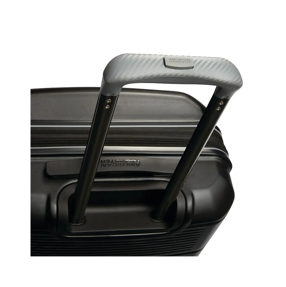 American Tourister Stratum 2.0 22" Hardside Carry-On Suitcase, 4-Wheeled Spinner, Jet Black (142348-1465)