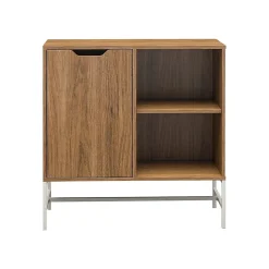 Ameriwood Modine 30"H 2-Shelf Bookcase with Adjustable Shelf, Walnut (3483905COM)