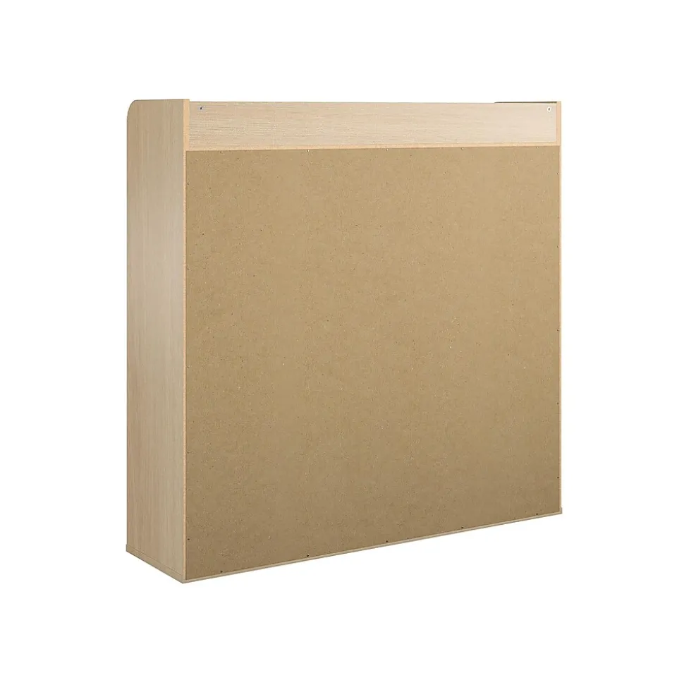 Ameriwood Tyler 40.8"H 9-Shelf Bookcase, Blonde Oak Particle Board (4865847COM)