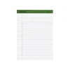 Ampad Earthwise Notepads, 8.5" x 11.75", Wide, White, 50 Sheets/Pad, 4 Pads/Pack (TOP 40102R)