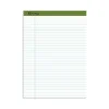Ampad Earthwise Notepads, 8.5" x 11.75", Wide Ruled, White, 50 Sheets/Pad, 12 Pads/Pack (TOP 20-172R)