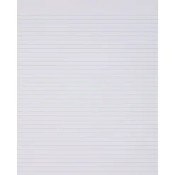 Ampad Evidence, 8-1/2" x 11", White, Glue-Top Writing Pad, Narrow Ruled, Dozen (21-118)