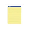 Ampad Evidence Notepad, 8.5" x 11.75", Wide Ruled, Canary, 50 Sheets/Pad, 12 Pads (20-270)