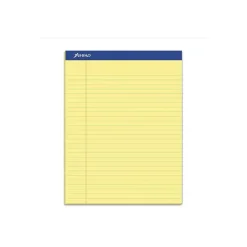 Ampad Evidence Notepad, 8.5" x 11.75", Wide Ruled, Canary, 50 Sheets/Pad, 12 Pads (20-270)