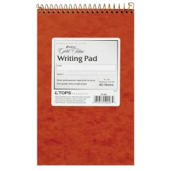 Ampad Gold Fibre Notepad, 5" x 8", College Ruled, White, 80 Sheets/Pad (20-007)