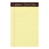 Ampad Gold Fibre Notepads, 5" x 8", College Ruled, Canary, 50 Sheets/Pad, 12 Pads/Pack (TOP 20-004R)