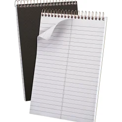 Ampad Gold Fibre Steno Pad, 6" x 9", Gregg Ruled, Gray, 100 Sheets/Pad (20-808R)
