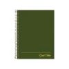 Ampad Gold Fibre Subject Notebooks, 7.25" x 9.5", Cornell, 84 Sheets, Green (20-816)