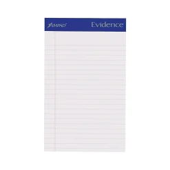 Ampad Notepads, 5" x 8", College, White, 50 Sheets/Pad, 12 Pads/Pack (TOP20-304)