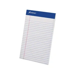 Ampad Notepads, 5" x 8", College, White, 50 Sheets/Pad, 12 Pads/Pack (TOP20-304)