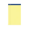 Ampad Notepads, 8.5" x 14", Wide Ruled, Canary, 50 Sheets/Pad, 12 Pads/Pack (TOP 20-230)