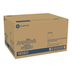 Angel Soft Ultra Professional Series 2-Ply Standard Toilet Paper, White, 400 Sheets/Roll, 60 Rolls/Carton (16560)