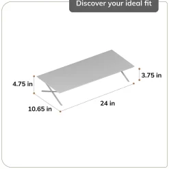 Anji Mountain Acacia Wood & Metal Monitor Stand, Up to 32