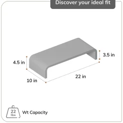 Anji Mountain Mango Wood Monitor Stand, Up to 32