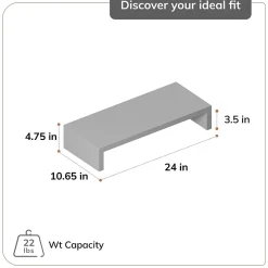 Anji Mountain Mango Wood Monitor Stand, Up to 32