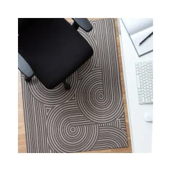 Anji Mountain Rug'd Brixey Carpet & Hard Floor Chair Mat, 36