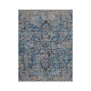 Anji Mountain Rug'd Copenhagen Carpet & Hard Floor Chair Mat, 36" x 48'', Low-Pile, Blue (AMB9050)