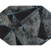 Anji Mountain Rug'd Cracked Ice Carpet & Hard Floor Gaming Chair Mat, 36" x 48", Gray/Blue (AMB9100)