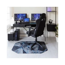 Anji Mountain Rug'd Cracked Ice Carpet & Hard Floor Gaming Chair Mat, 36