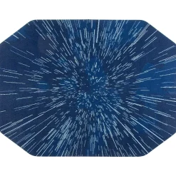 Anji Mountain Rug'd Galaxy Carpet & Hard Floor Gaming Chair Mat, 36" x 48", Blue (AMB9116)