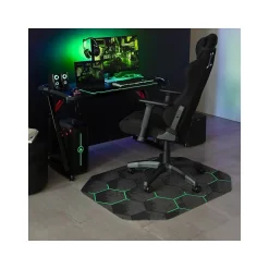 Anji Mountain Rug'd Kaleidoscope Carpet & Hard Floor Chair Mat, 36