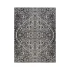 Anji Mountain Rug'd La Cienega Carpet & Hard Floor Chair Mat, 36" x 48", White/Black Polyester (AMB9032)
