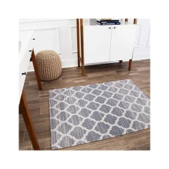 Anji Mountain Rug'd Mitte 36" x 48" Rectangular Chair Mat for All Surfaces, Polyvinyl Chloride (AMB9011D)