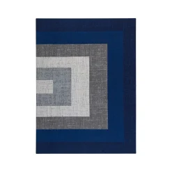 Anji Mountain Rug'd Ponca Carpet & Hard Floor Chair Mat, 36" x 48", Blue/Gray Polyester (AMB9039)