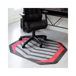 Anji Mountain Rug'd Prizm Red Carpet & Hard Floor Chair Mat, 36