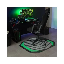 Anji Mountain Rug'd Prizm Green Carpet & Hard Floor Chair Mat, 36