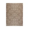 Anji Mountain Rug'd Tamanrasset Carpet & Hard Floor Chair Mat, 36" x 48", Ivory/Brown Polyester (AMB9034)