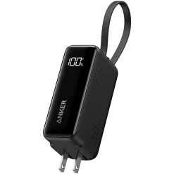 Anker Fusion Built-in USB-C 3-in-1 Power Bank, 5000 mAh, Black (A1636H11)