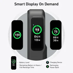 Anker MagGo MagSafe Wireless USB-C Power Bank for iPhone 12 and later, 10,000 mAh, Black (A1654H11-1)