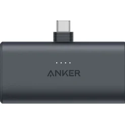 Anker Nano USB-C Power Bank, 5000 mAh, Black (A1653H11-1)