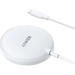Anker PowerWave 6' MagSafe USB-C Magnetic 7.5W Charging Pad for Apple, White (A2565H21-1)